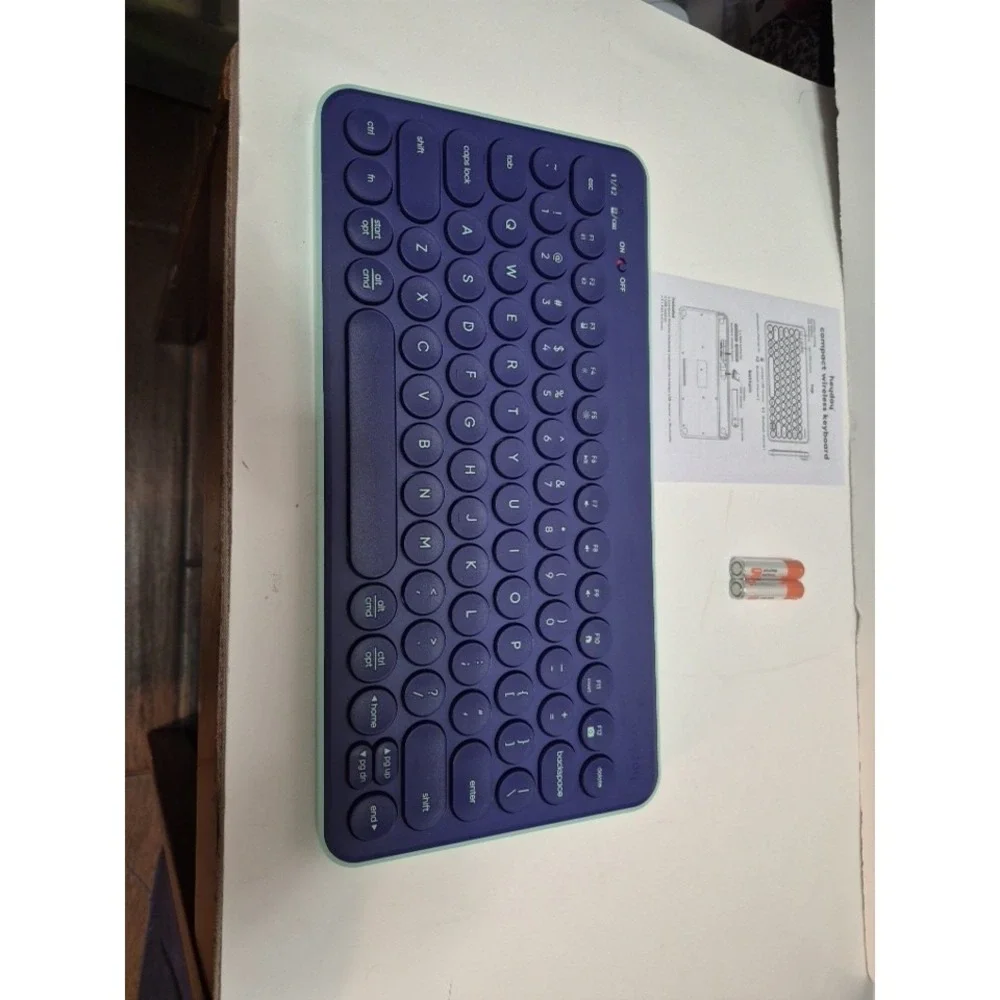 Bluetooth Keyboard - heyday mint green and grey
